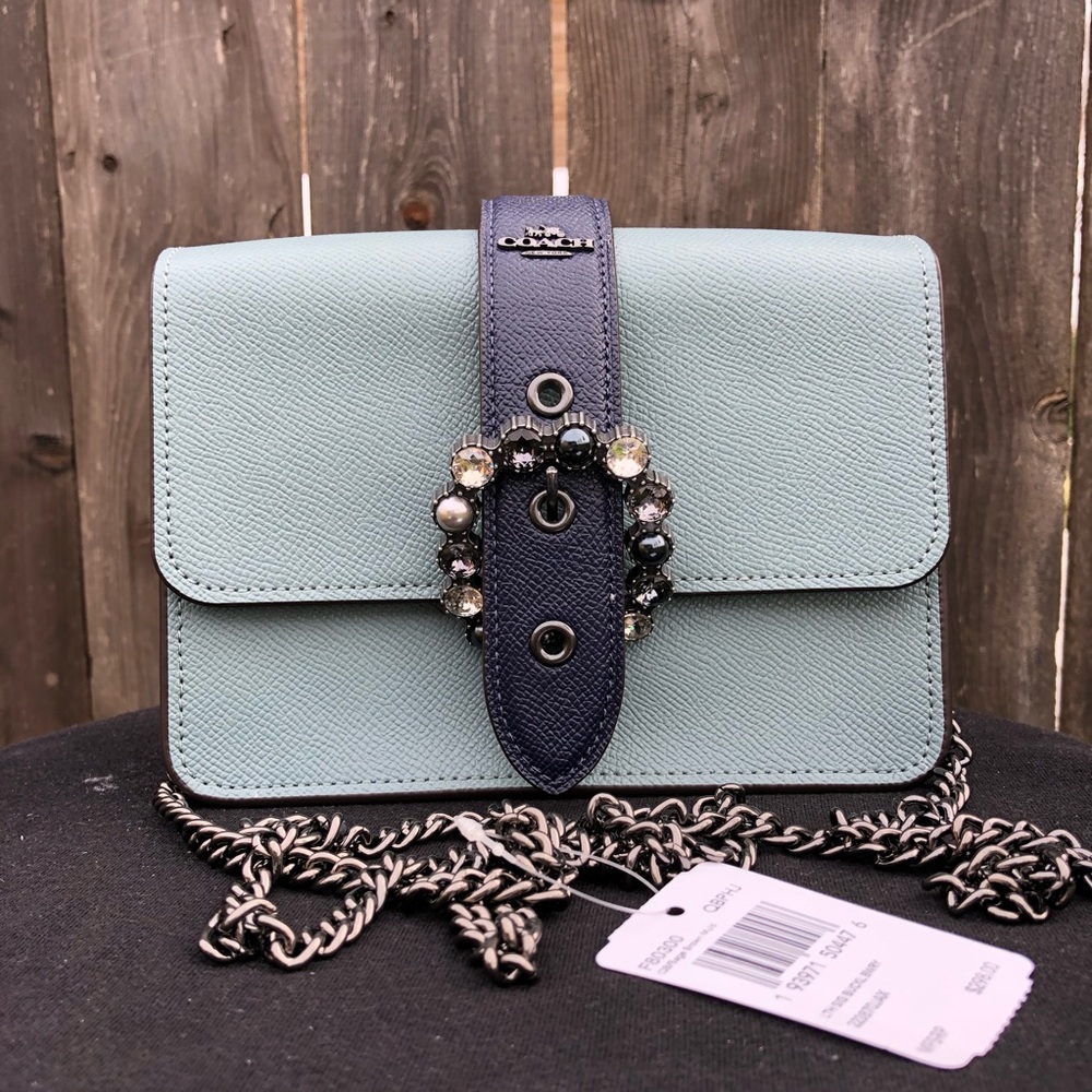 NWT! COACH BOWERY CROSSBODY IN SIGNATURE CANVAS.
